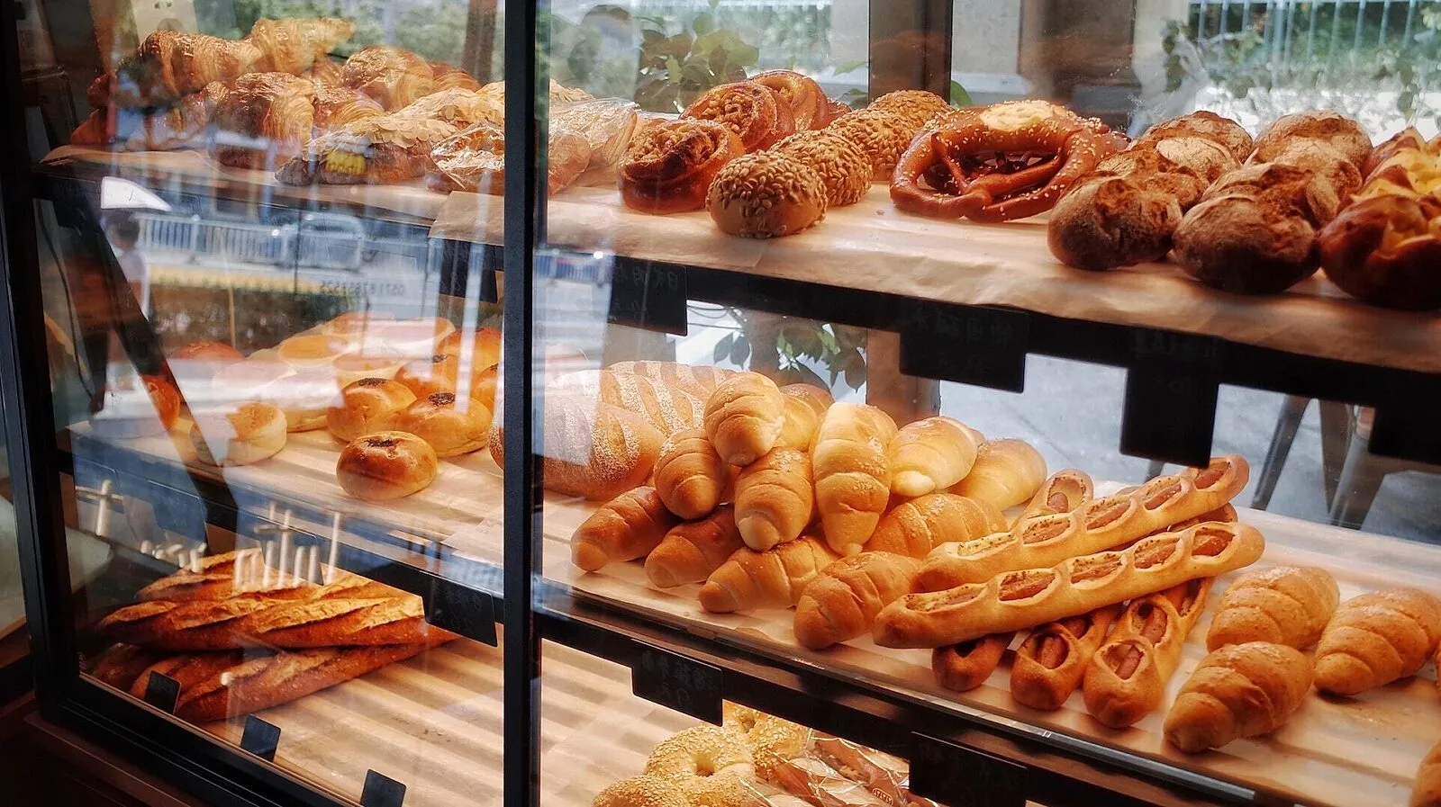 Coffee and bakery background